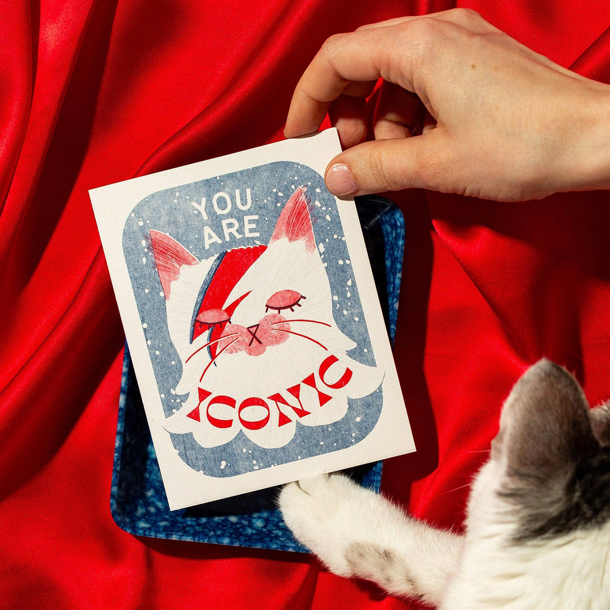 You Are Iconic - Risograph Greeting Card