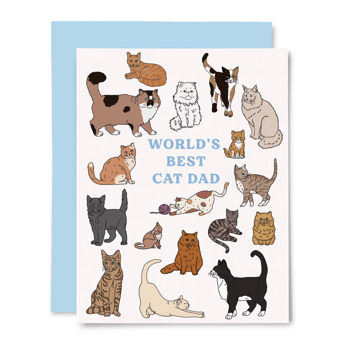 Best Cat Dad Card