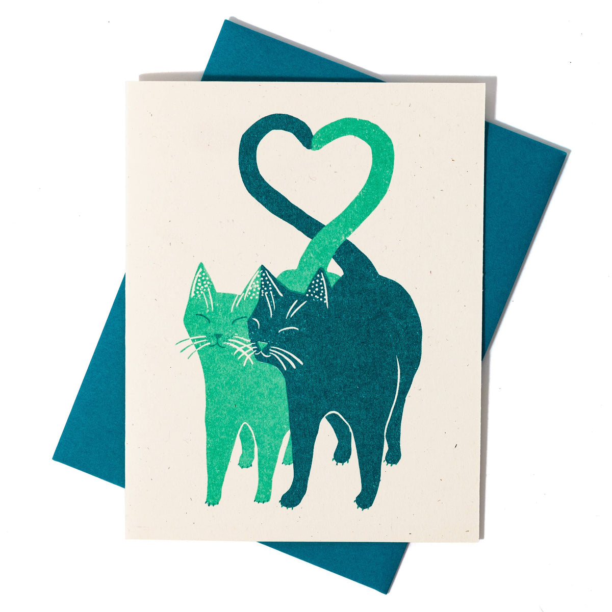 Love Cats - Risograph Card