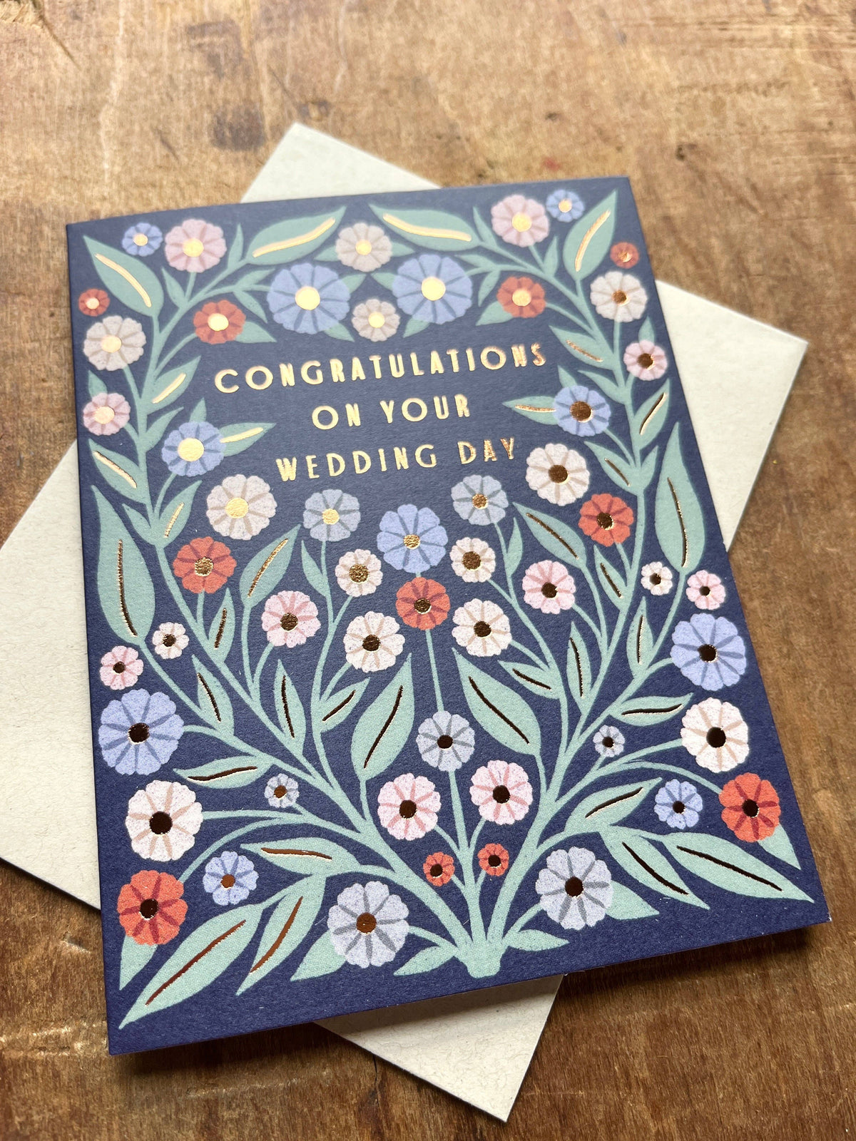 "Congratulations on Your Wedding Day," Greeting Card: Single