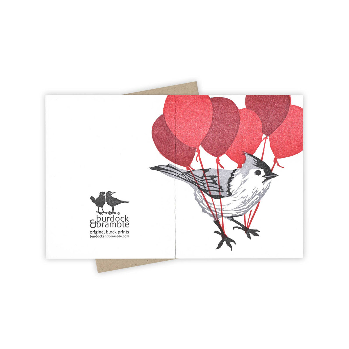 Up &amp; Away Titmouse Card