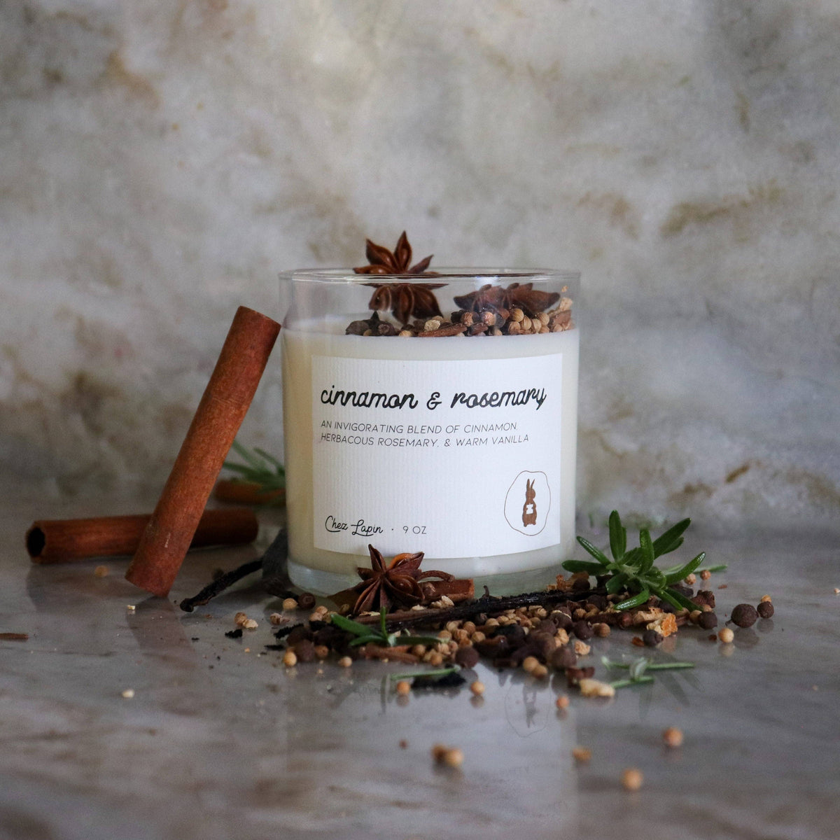 Cinnamon & Rosemary: 4 oz