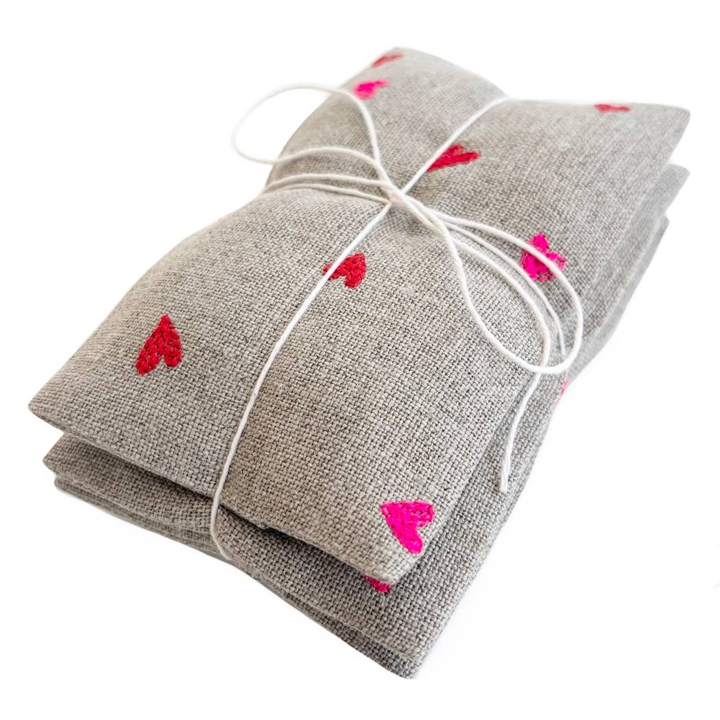 Mini Hearts Lavender Sachet Duo
