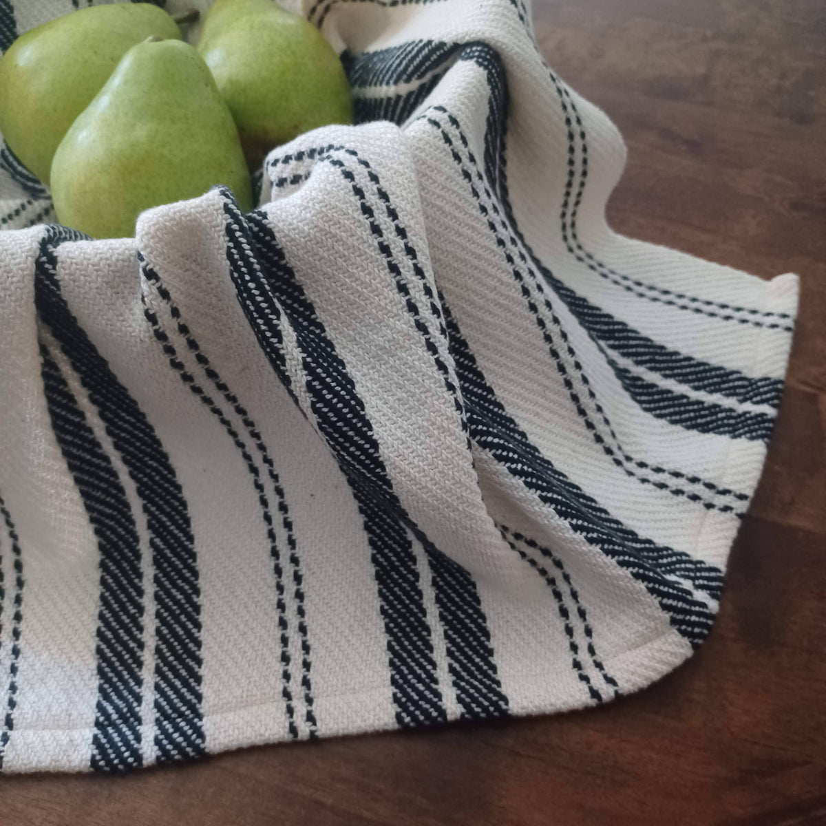 Handwoven Kitchen Towel: Farmhouse Style