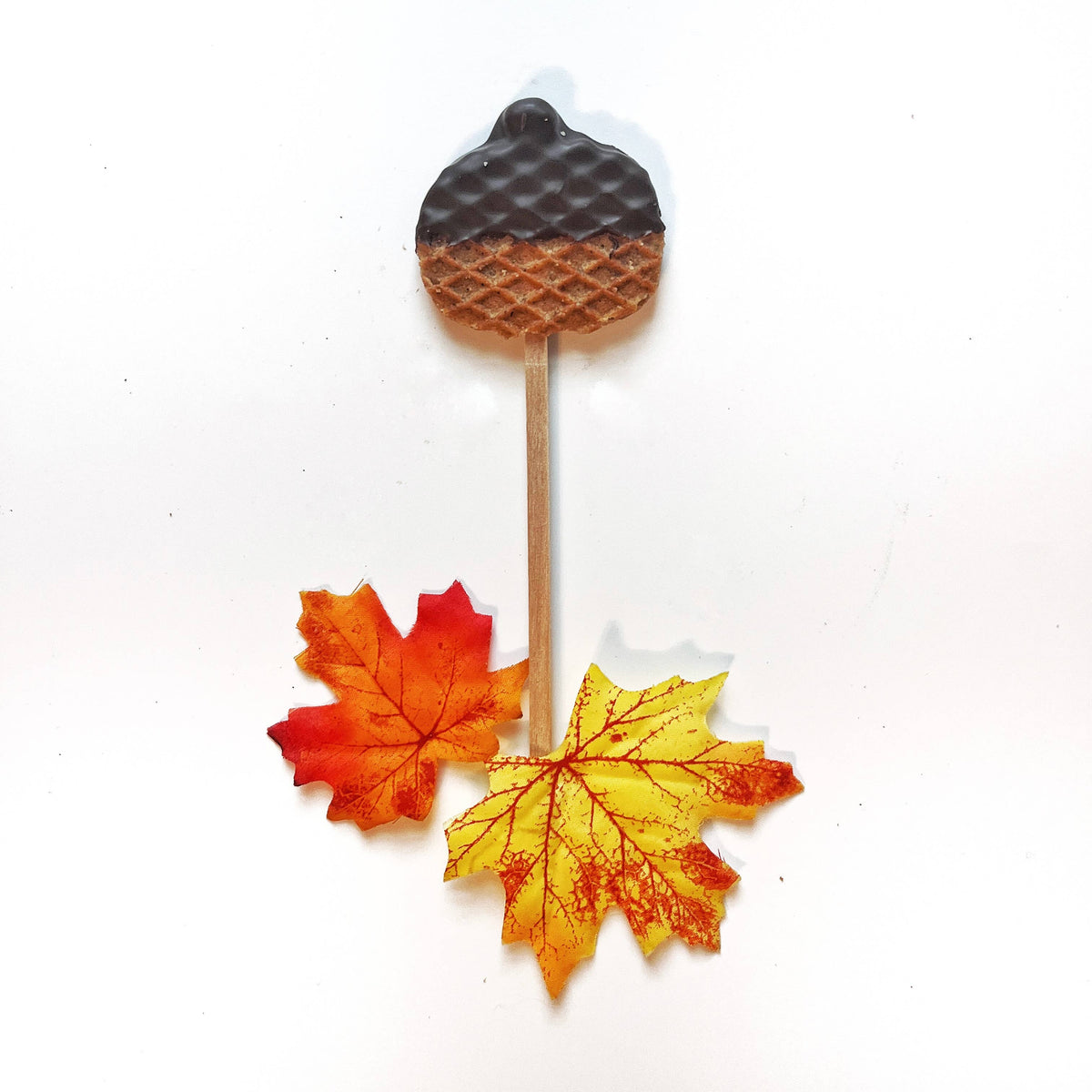 Mini Stroopwafel Lollipops: Chocolate Sprinkle
