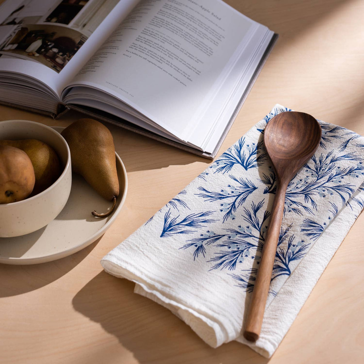 Winter Branch Tea Towel