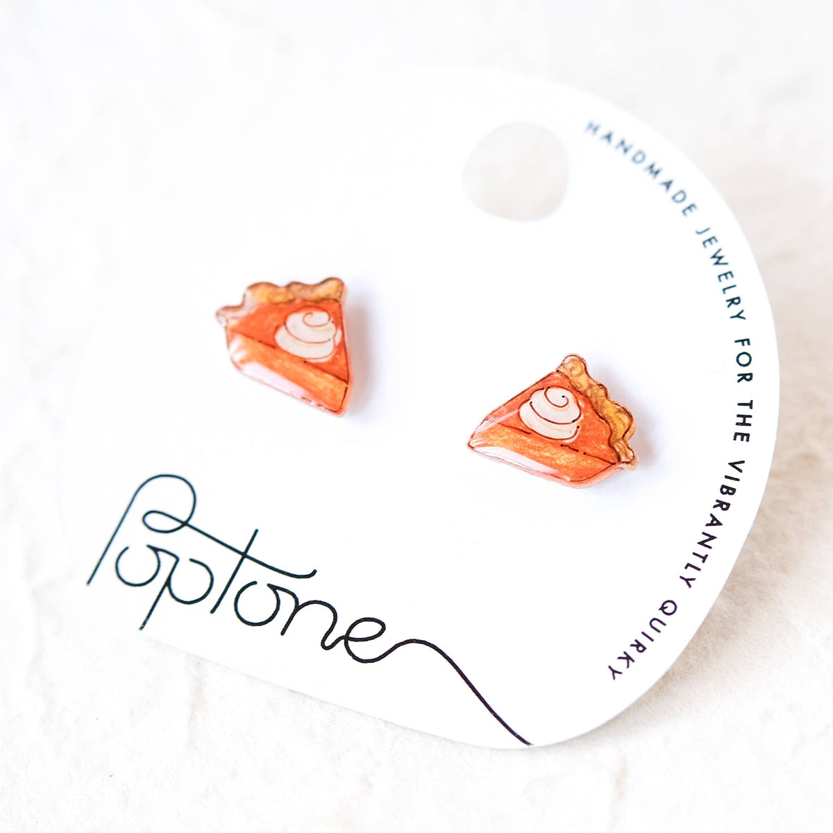 Pumpkin Pie Stud Earrings