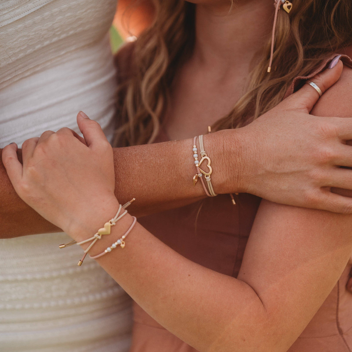 "Mother / Daughter" Shareable Hair Tie Bracelets