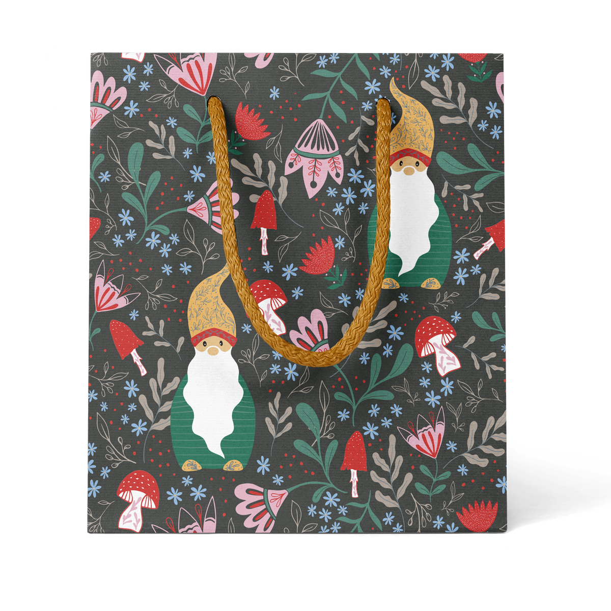Berry Gnome Medium Gift Bag