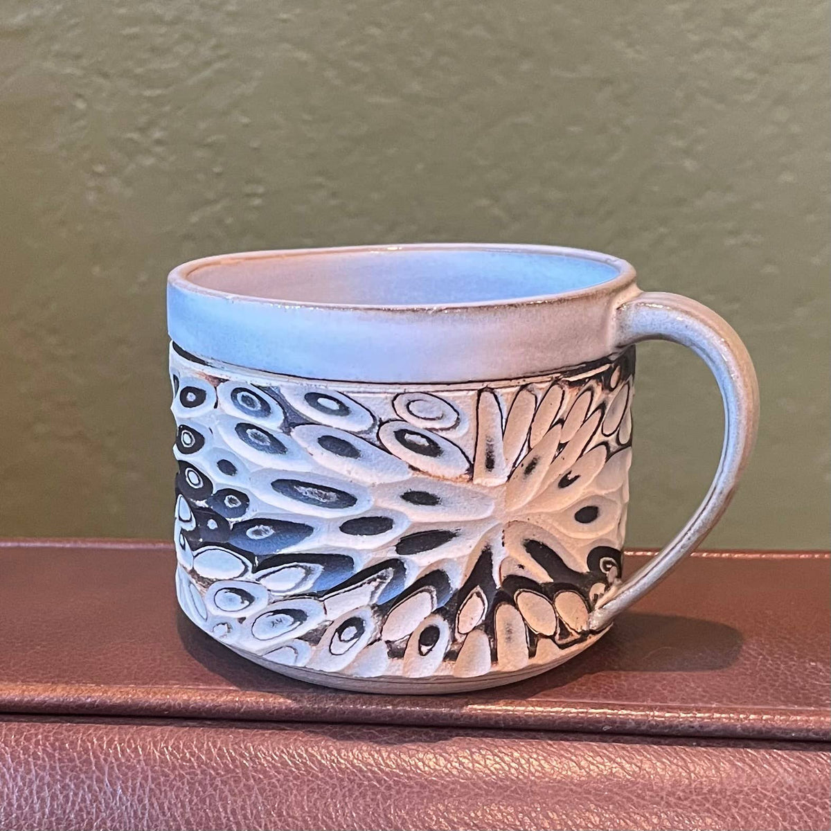 Butterfly Effect Carved Mug