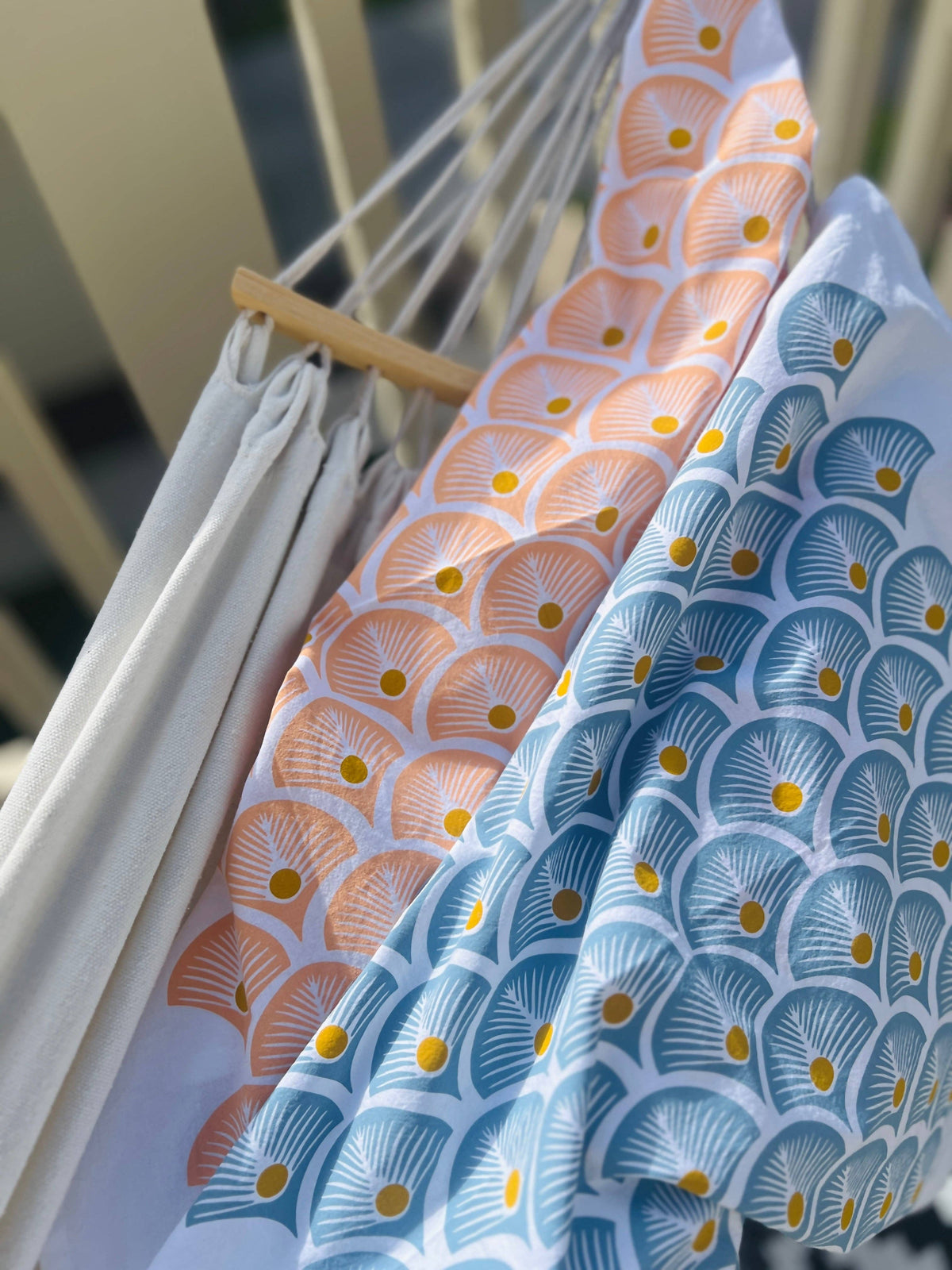 Sea Change Tea Towels: Peach