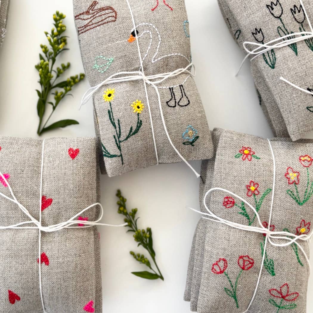 Mini Hearts Lavender Sachet Duo