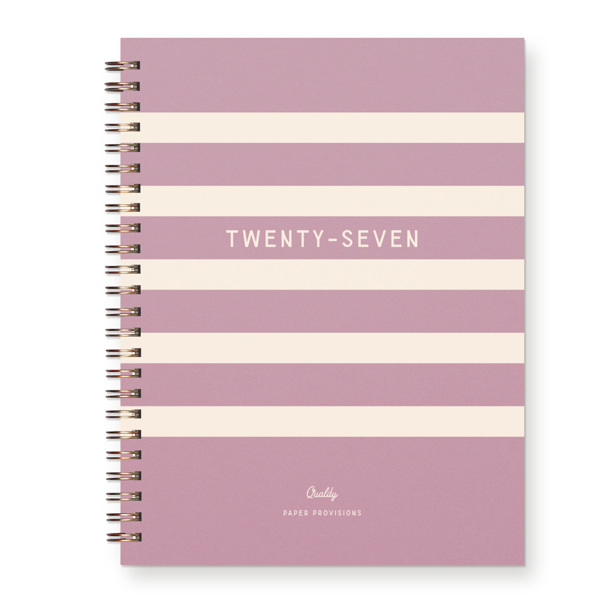 2027 Horizontal Striped Dated Planner