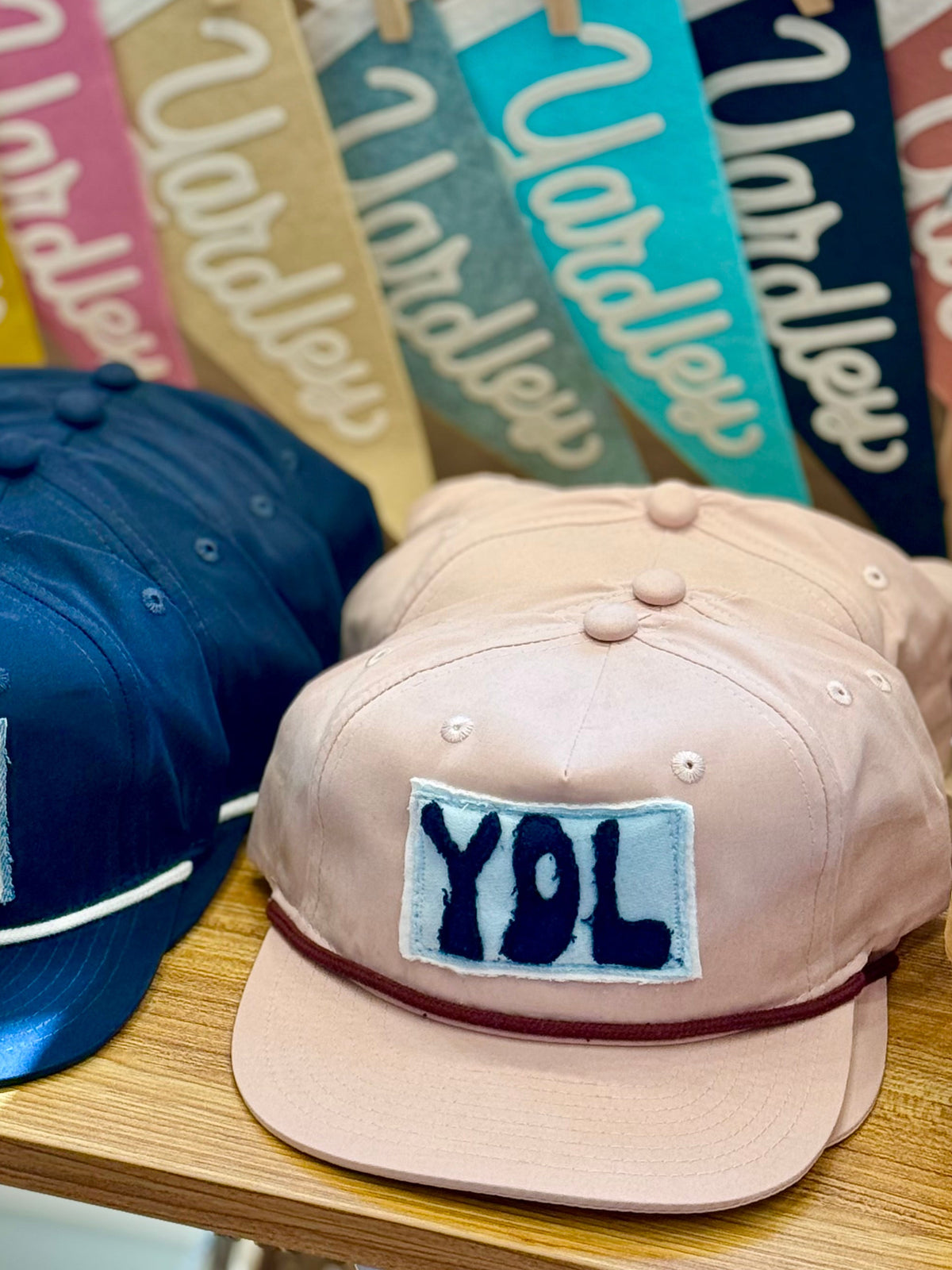 YDL "Yardley" Patchwork Hat - Pink