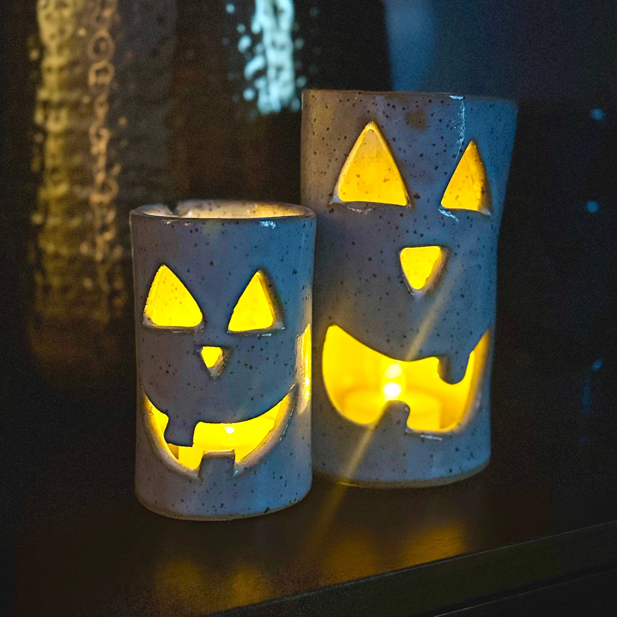 Jack o Lantern Luminary / Fall Candle: Large