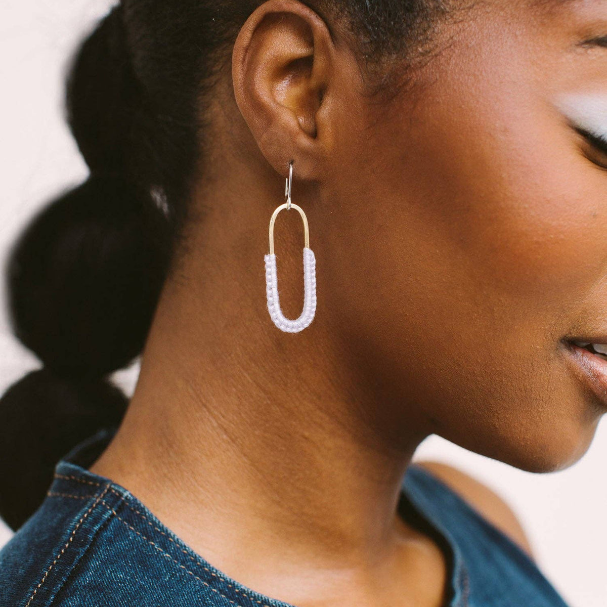 Macramé Link Earrings