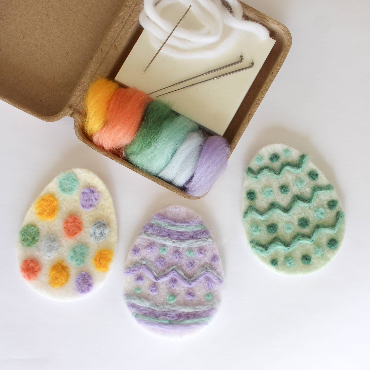 Mini Easter egg Felting Craft Kit
