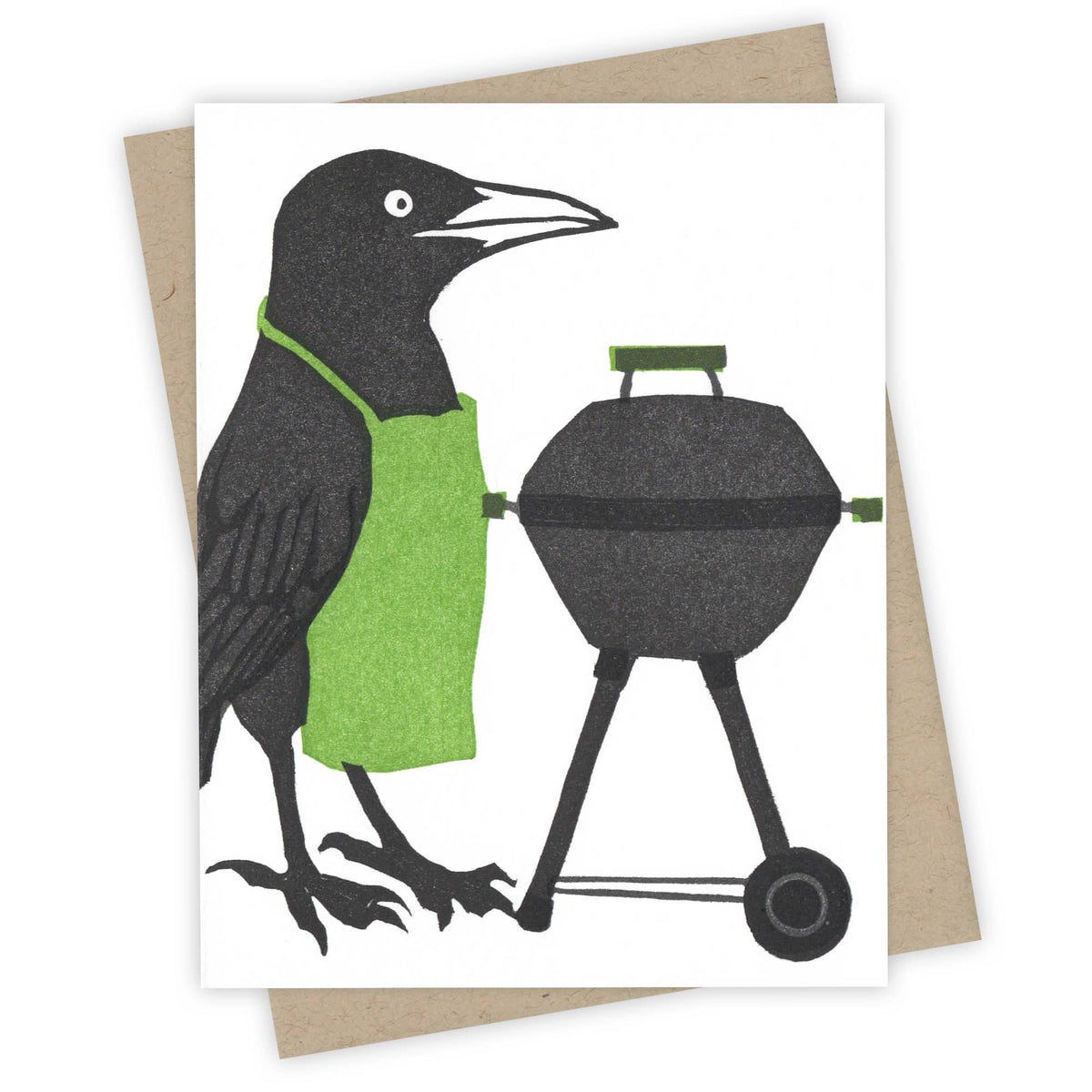 Grilling Grackle Card