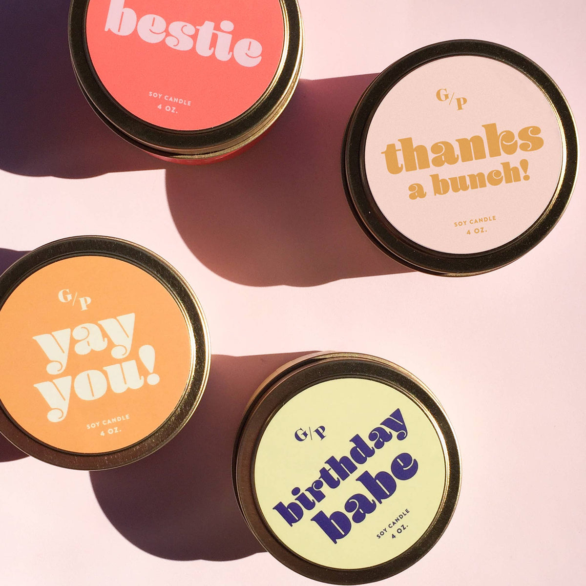 Thanks A Bunch Just Because 4 oz. Candle Tin