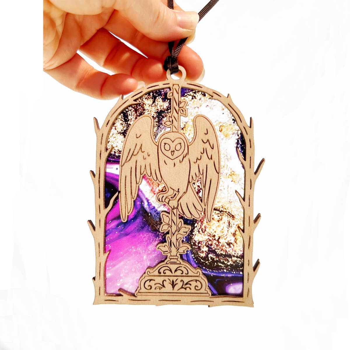 Owl Carousel Ornament Suncatcher