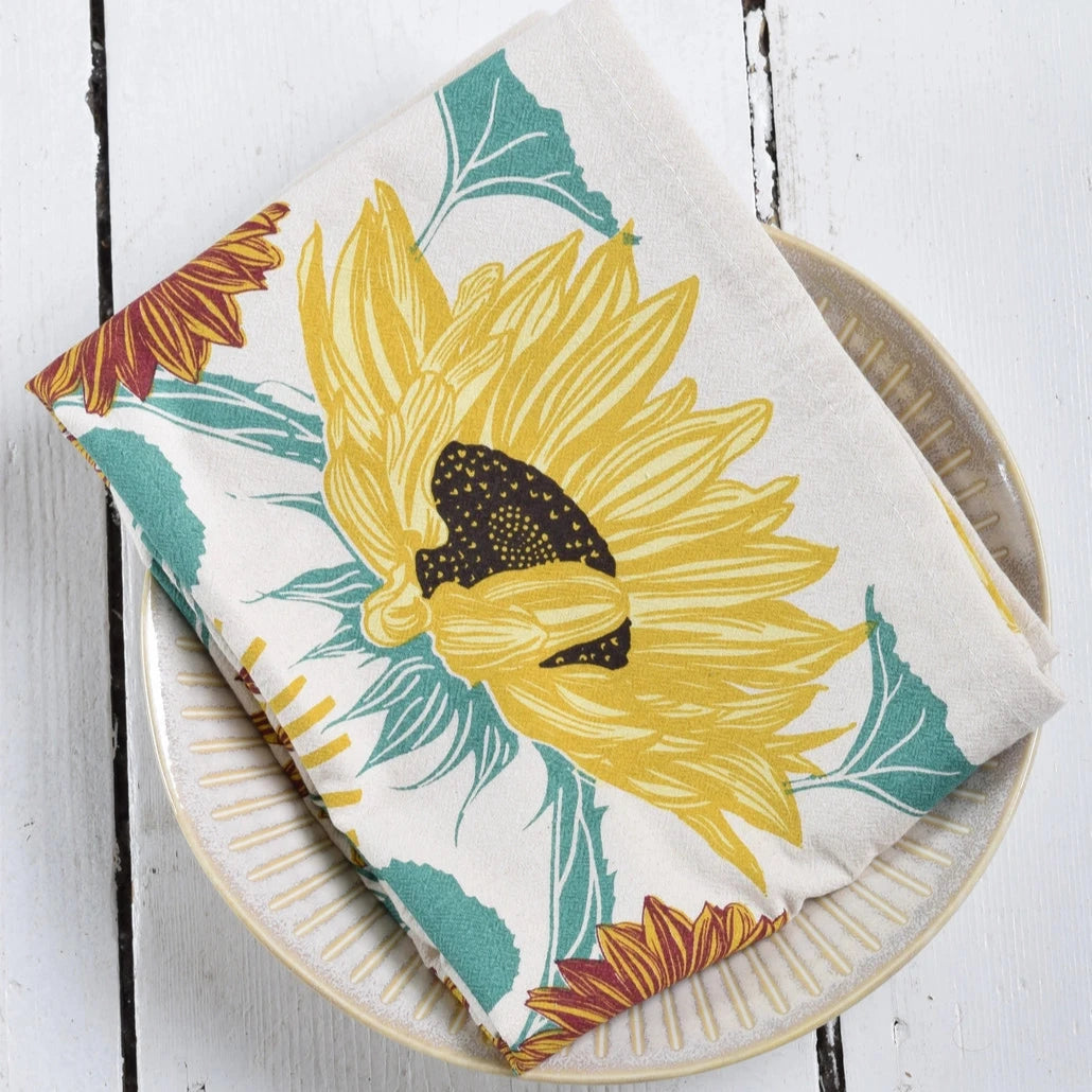 Sunflower Tea Towel