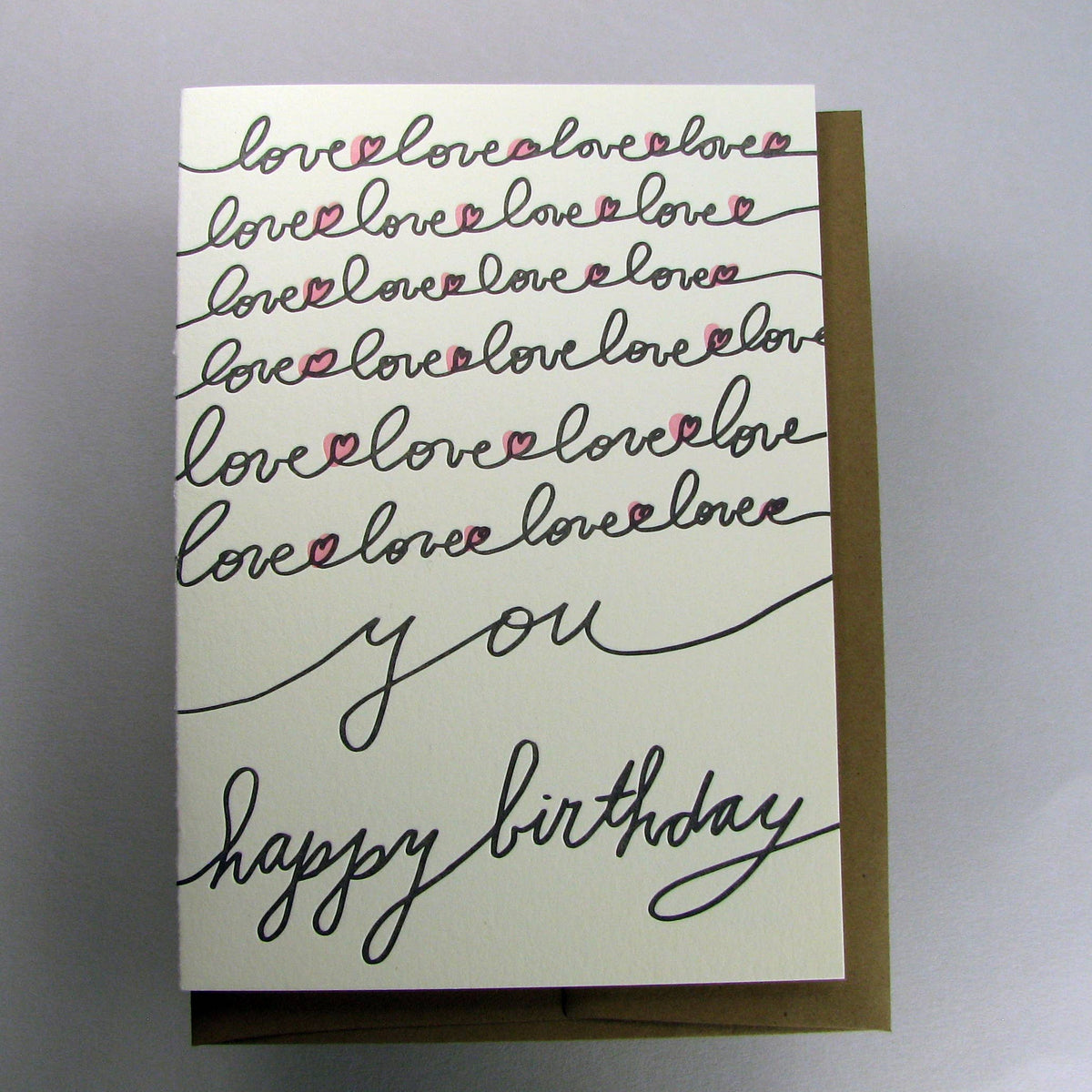 Love You Birthday Card