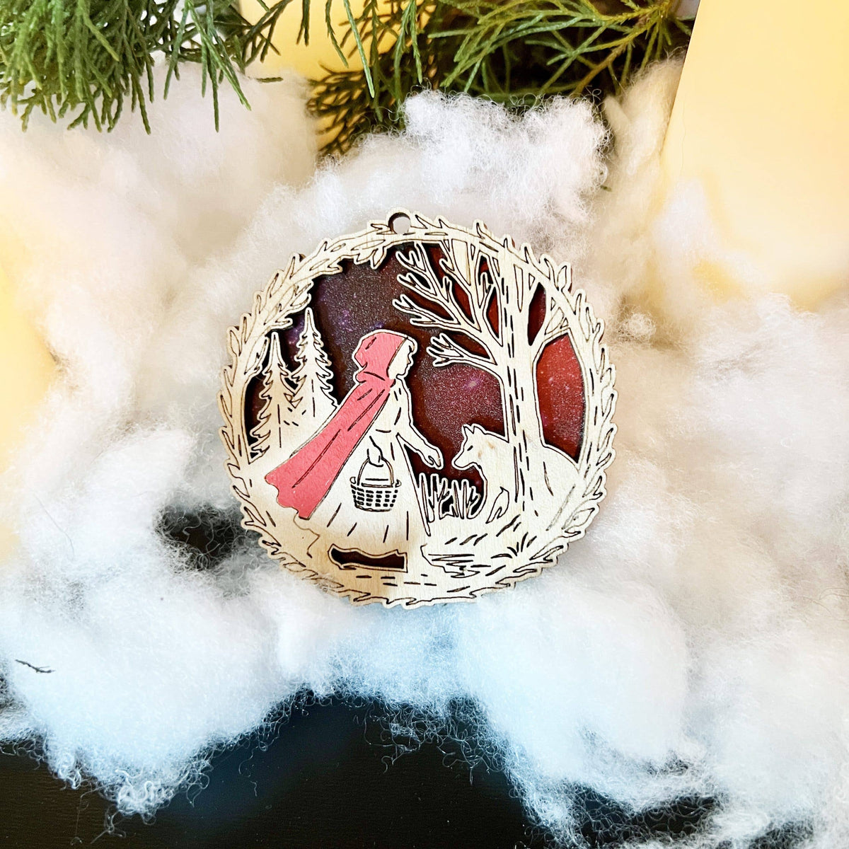 Red Riding Hood Ornament Suncatcher