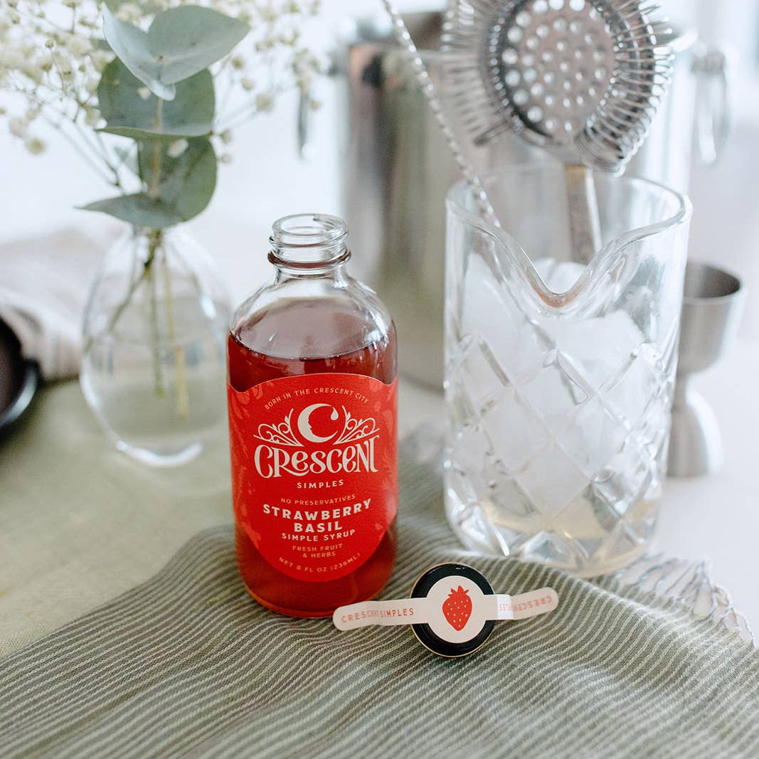 Strawberry Basil Simple Syrup