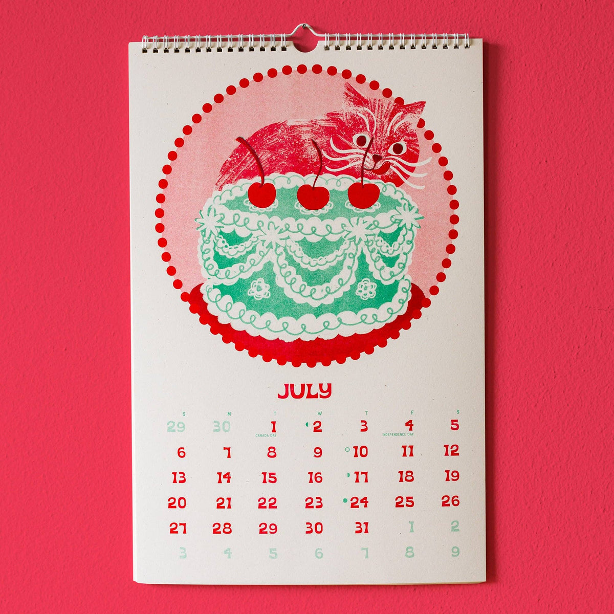 2025 Risograph Wall Calendar - Ain&#39;t Life Grand?