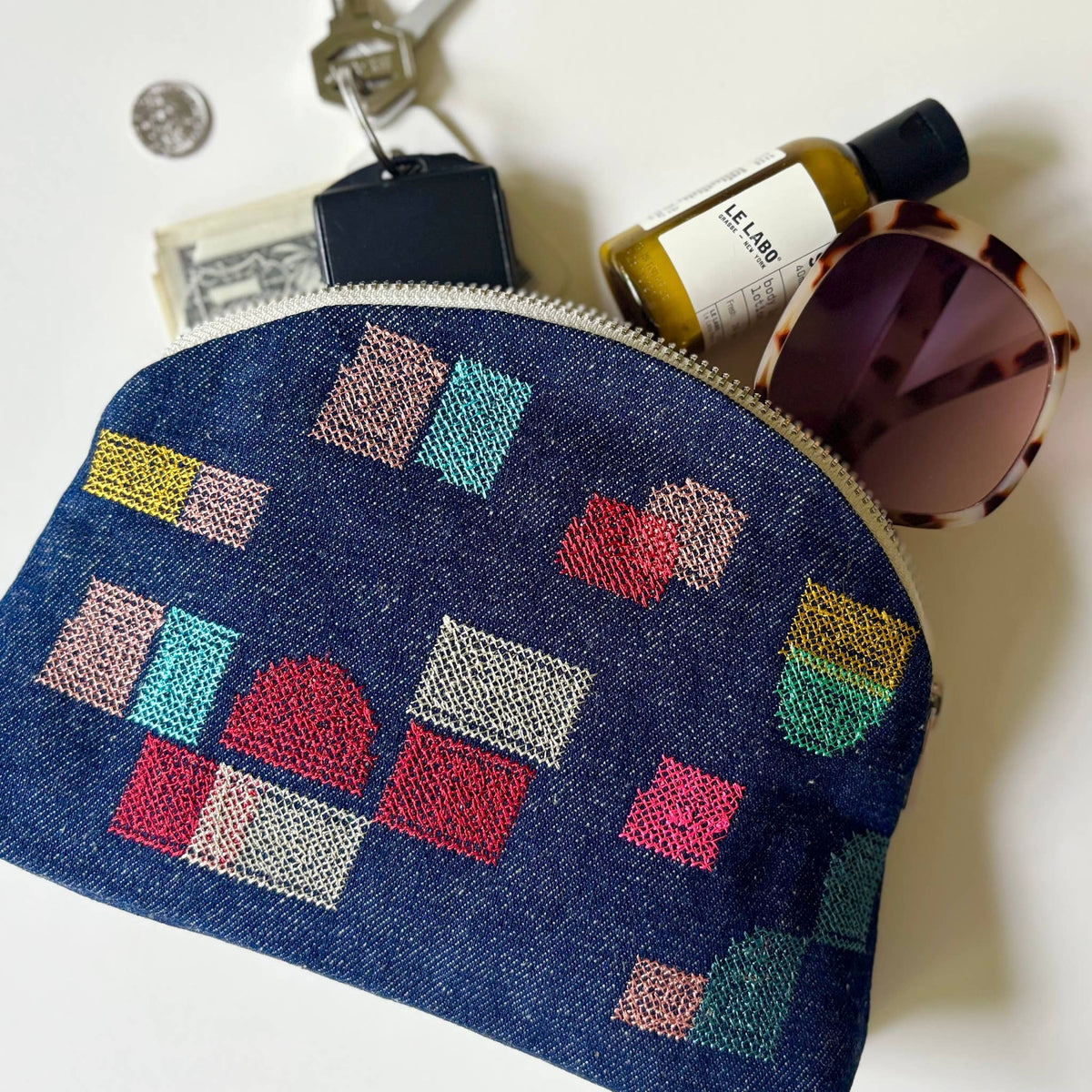 Swatches Denim Pouch