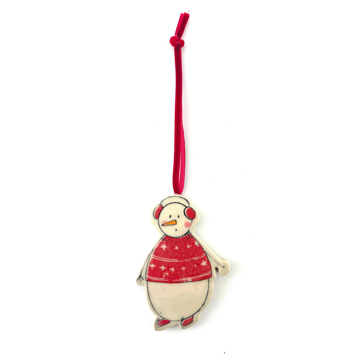 Tinsel the Snowman Ornament