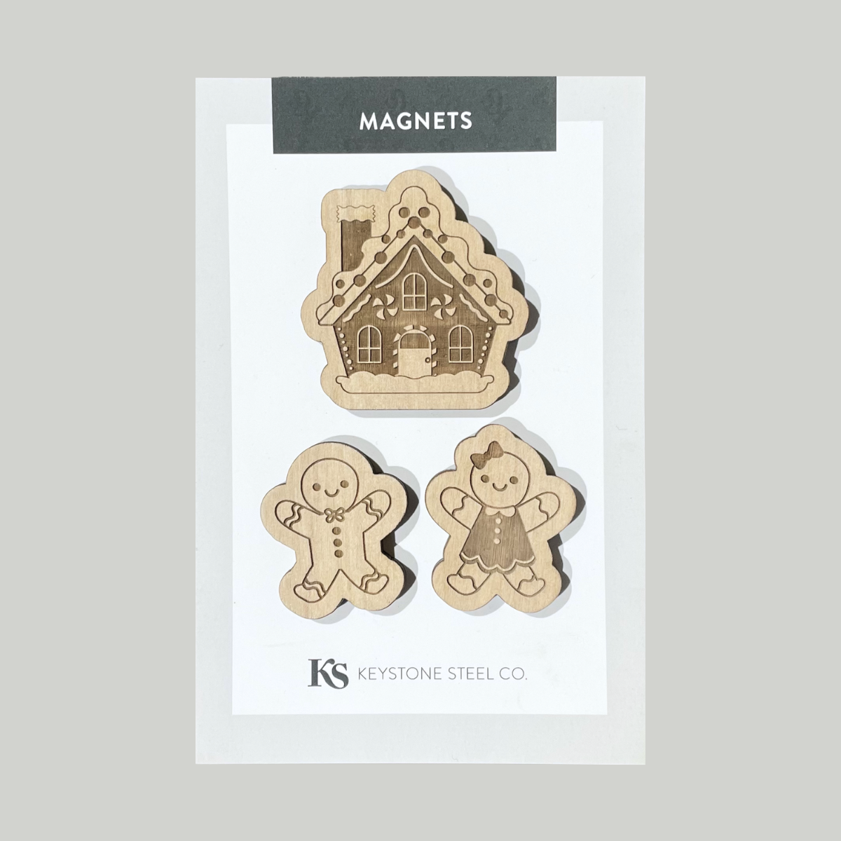 Gingerbread Magnet Pack of 3