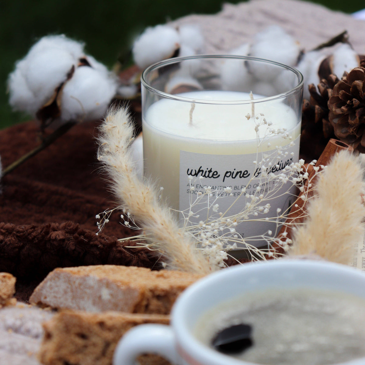 White Pine & Vetiver: 9 oz