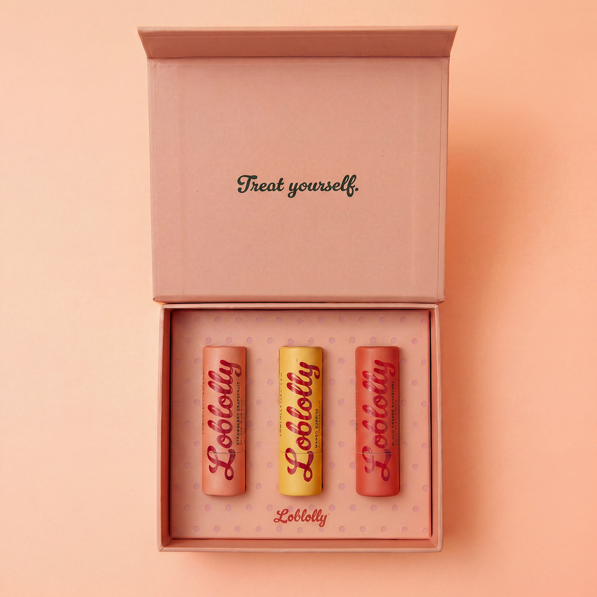 Lip Balm Gift Set Trio: Pink