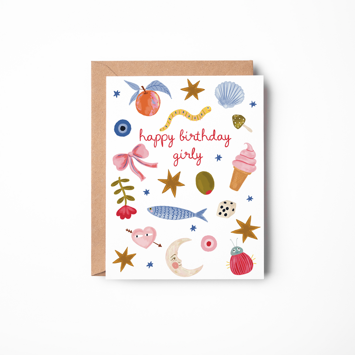 Happy Birthday Girly Card
