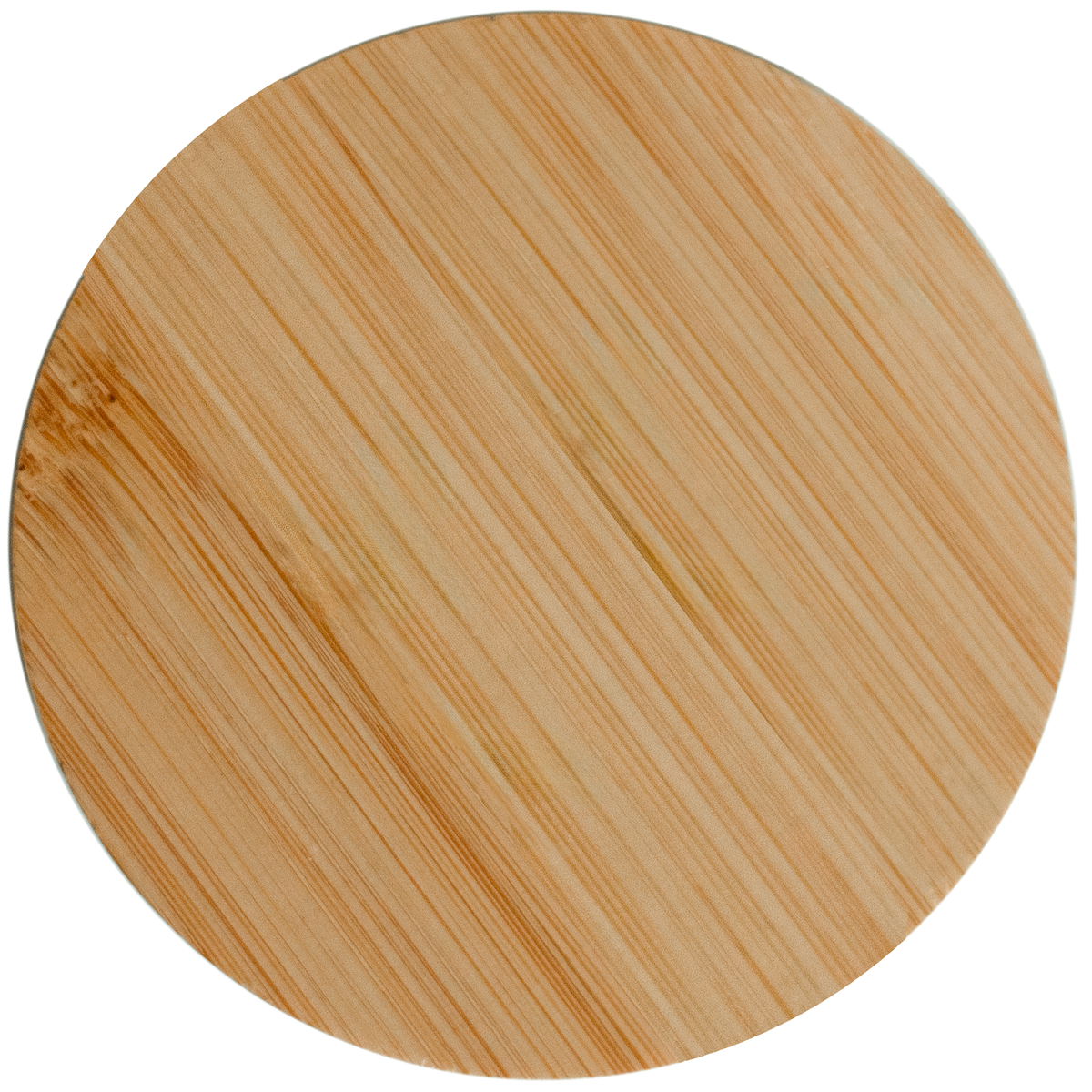 No Label 9 oz. White Candle with Bamboo Lid - Case of 24: FIGWOOD + CURRANT