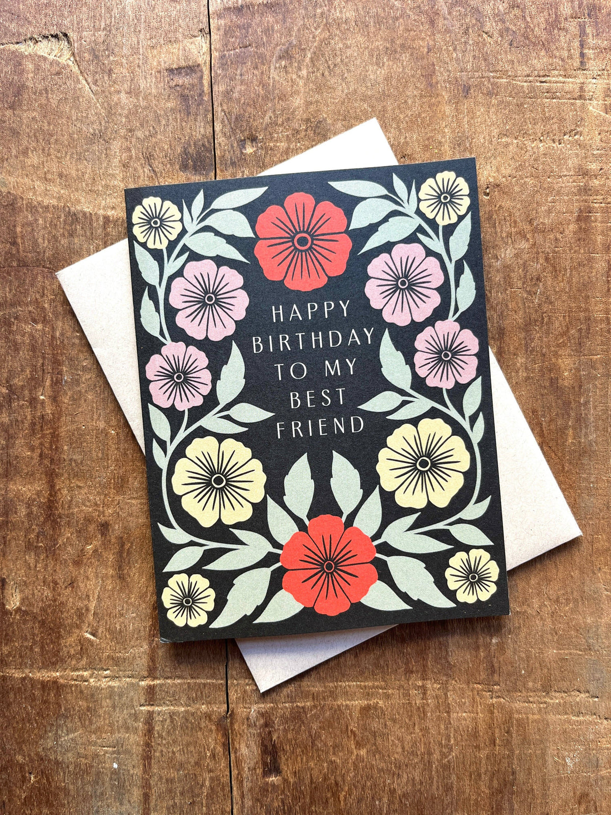 "Happy Birthday to My Best Friend," Greeting Card: Single Card