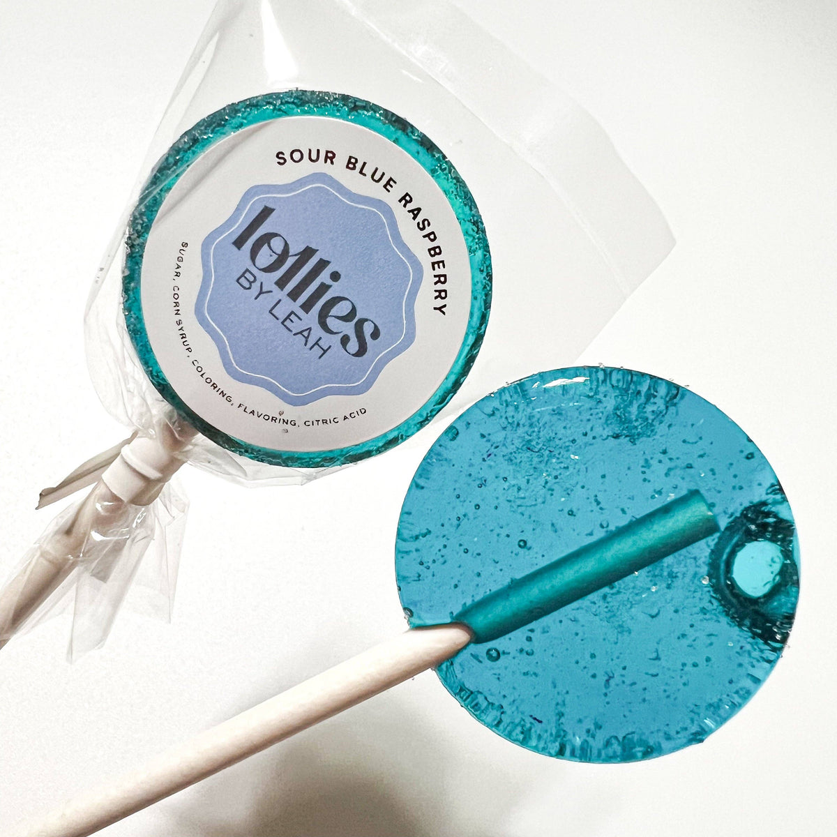 Sour Blue Raspberry Lollipop