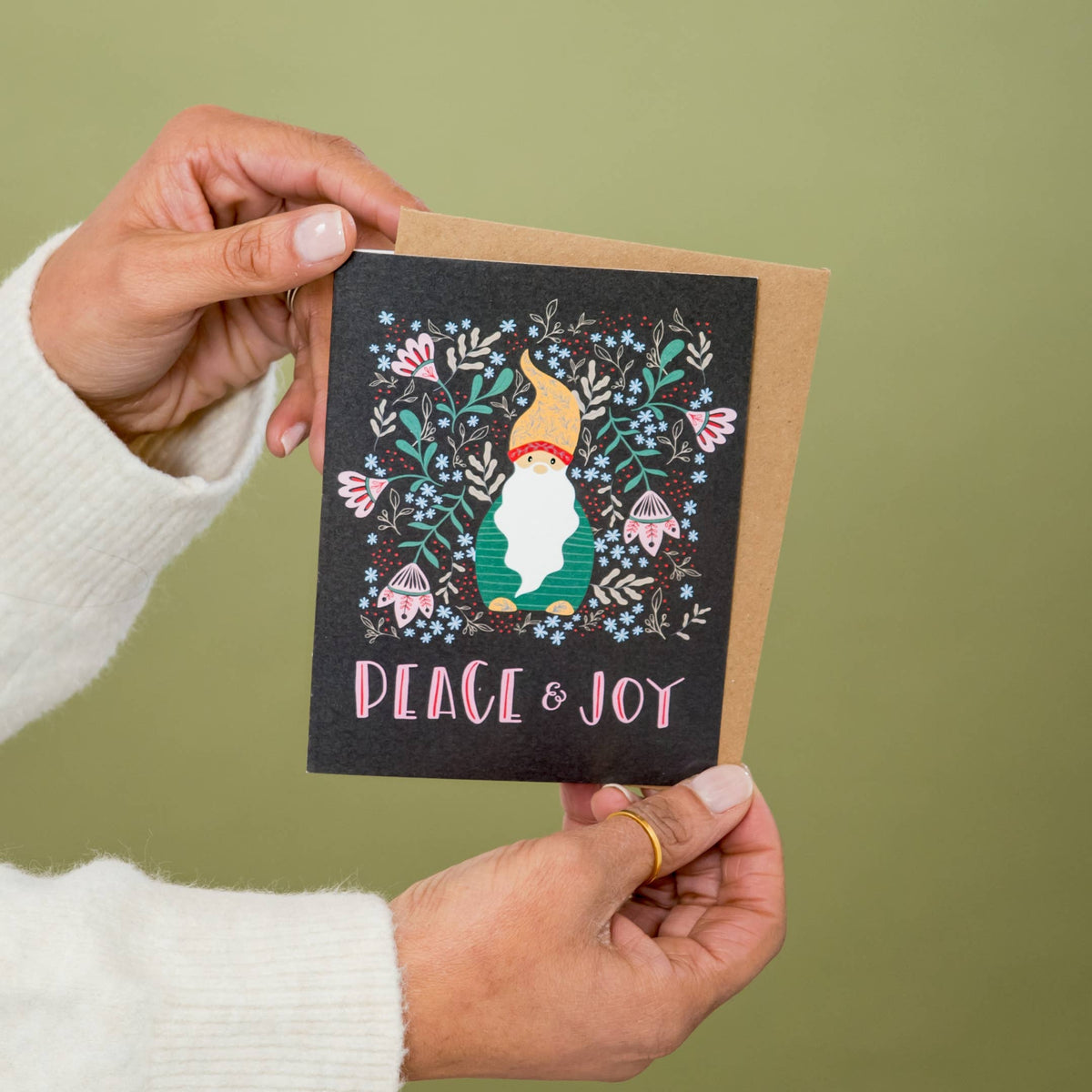 Berry Gnome Holiday Boxed Card Set (6)