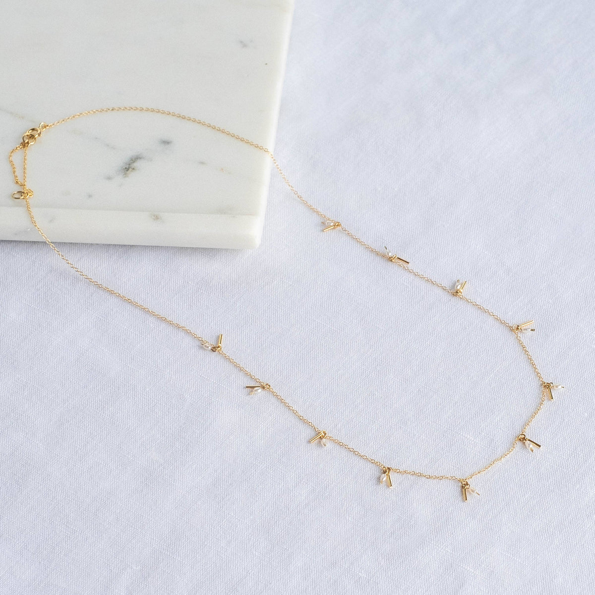 Pearl Fringe Necklace