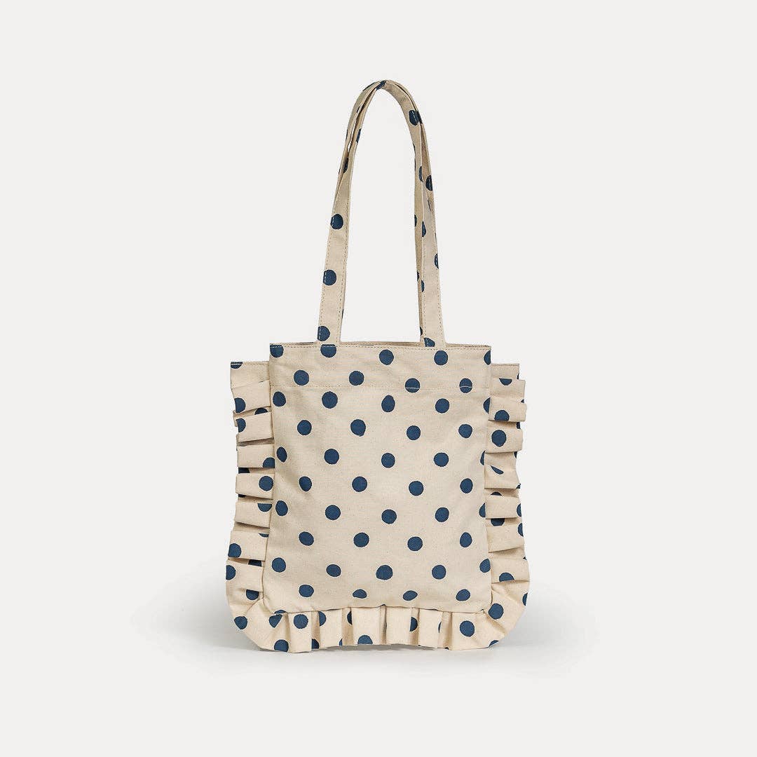 Momo Tote - Indigo Dot