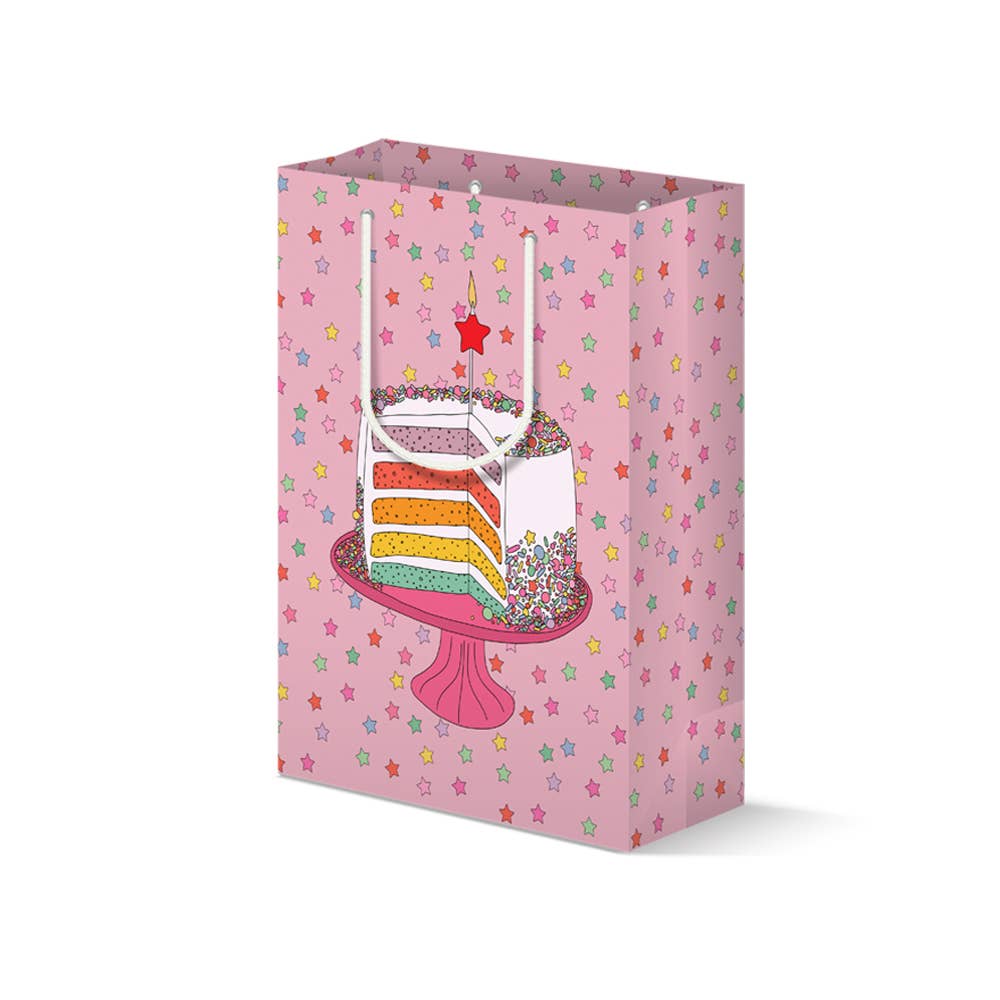 Rainbow Cake Gift Bag