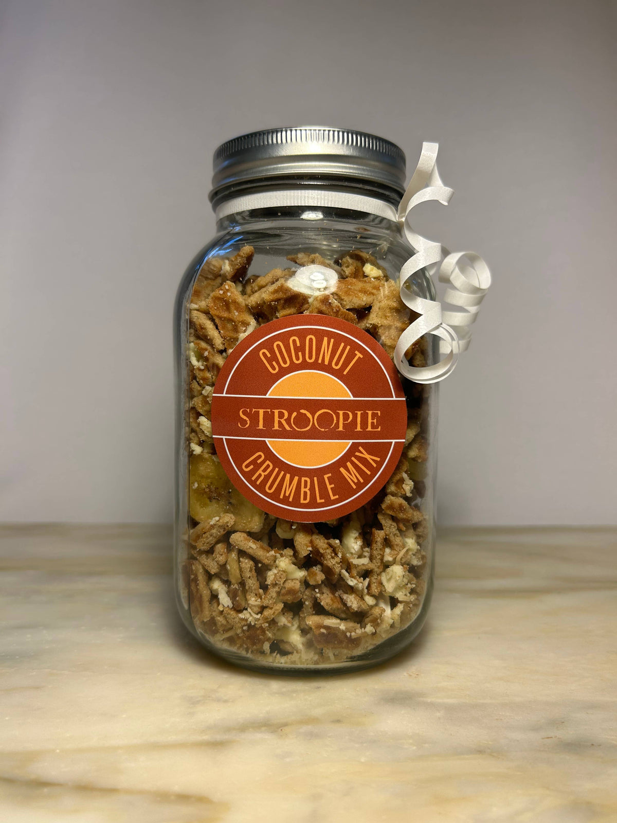 Pumpkin Spice Stroopie Crumble Mix Jar