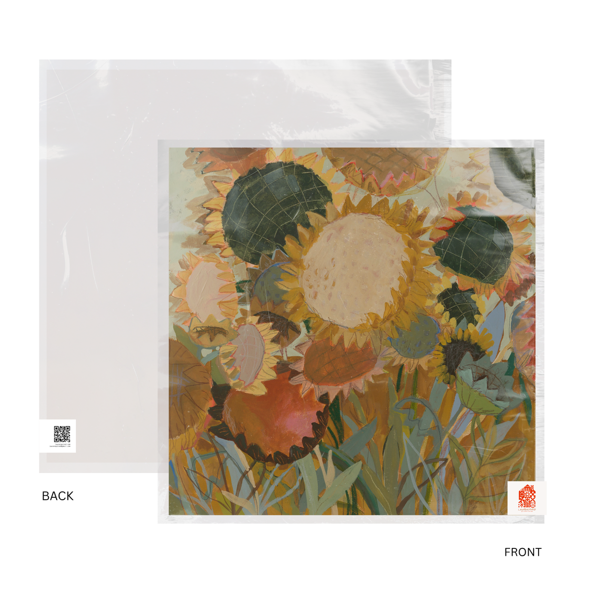 Golden Sunflower Art Print