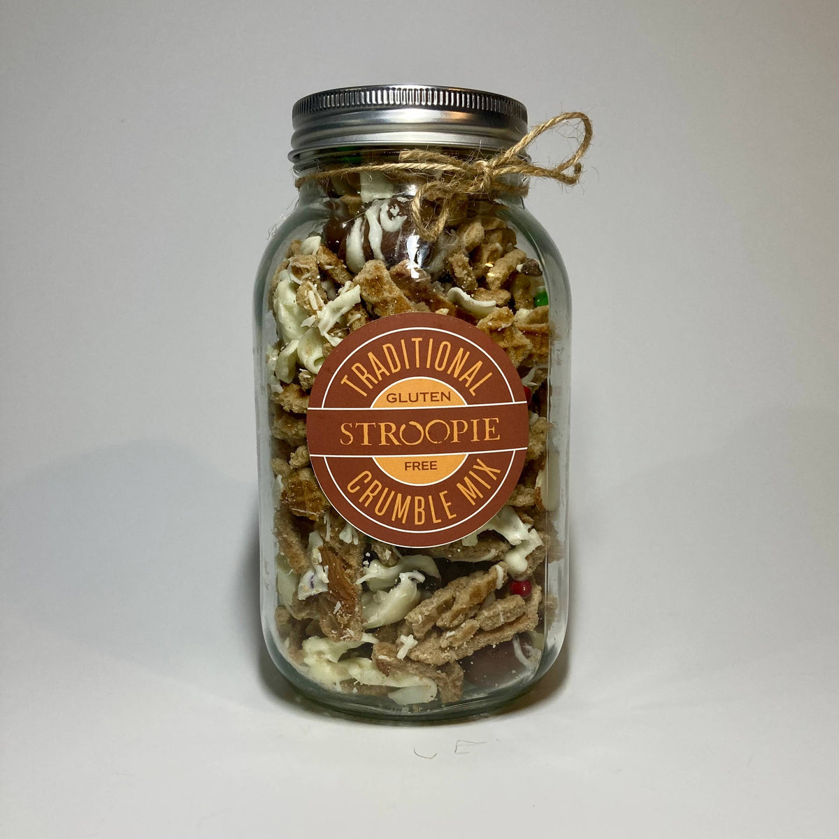 Stroopie Crumble Mix Gift Jars: Peppermint