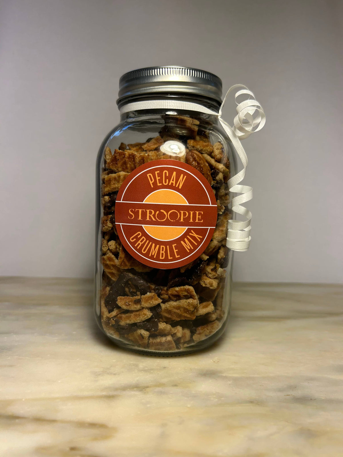 Stroopie Crumble Mix Gift Jars: Peppermint