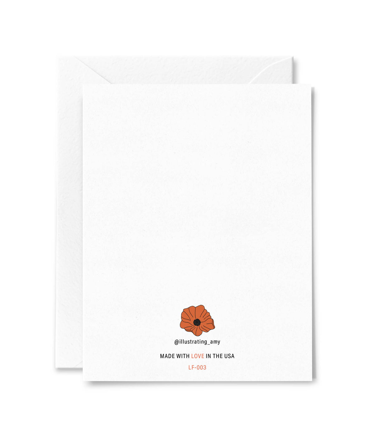 With Love Letter Card