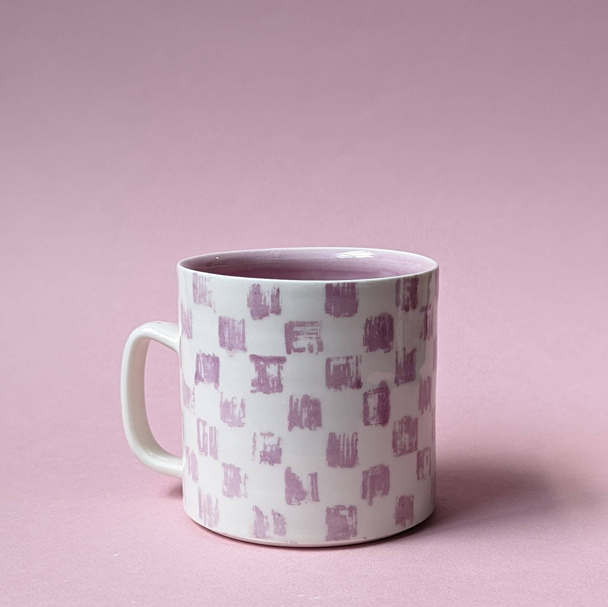 Rainbow Checkerboard Mug