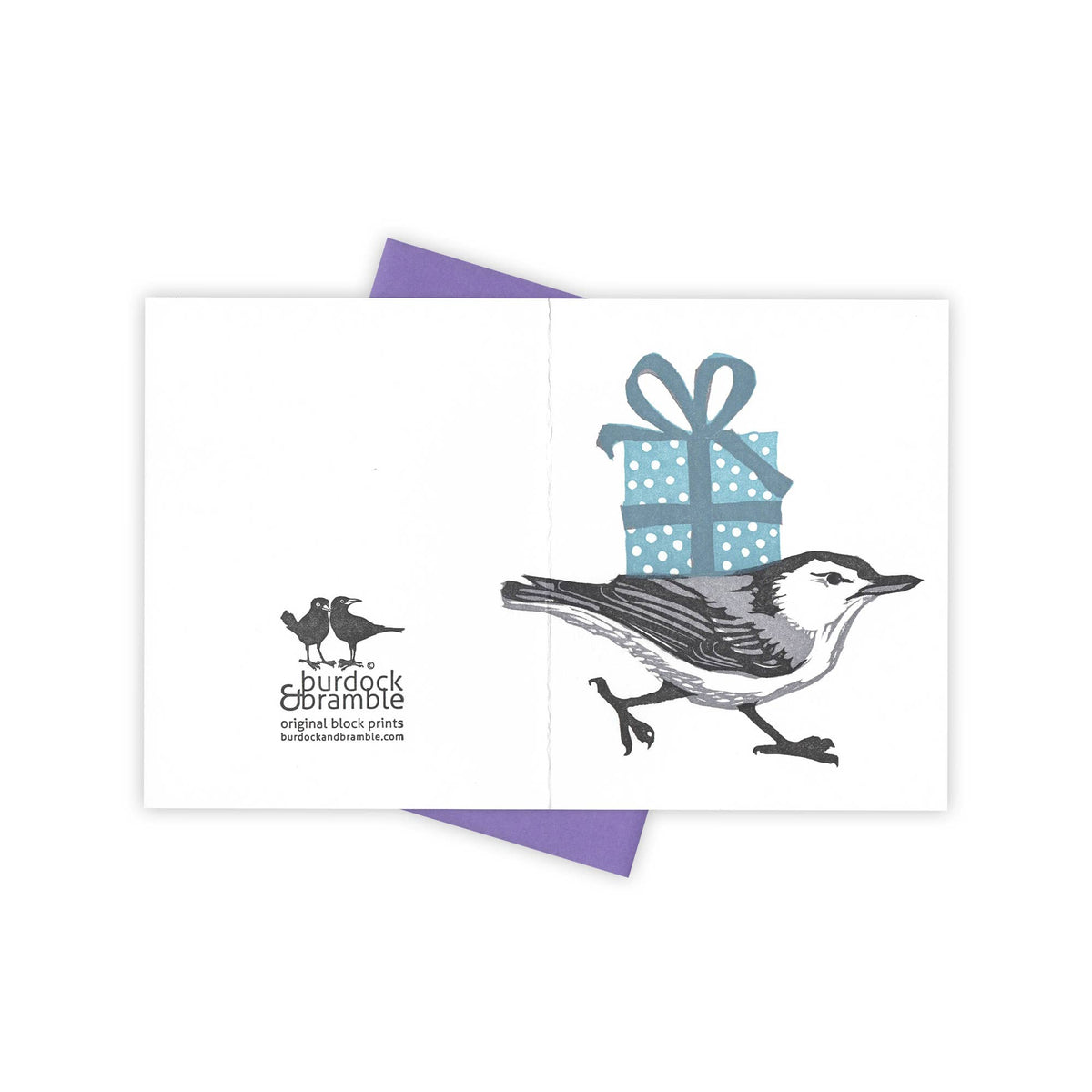 Speedy Delivery Nuthatch Card