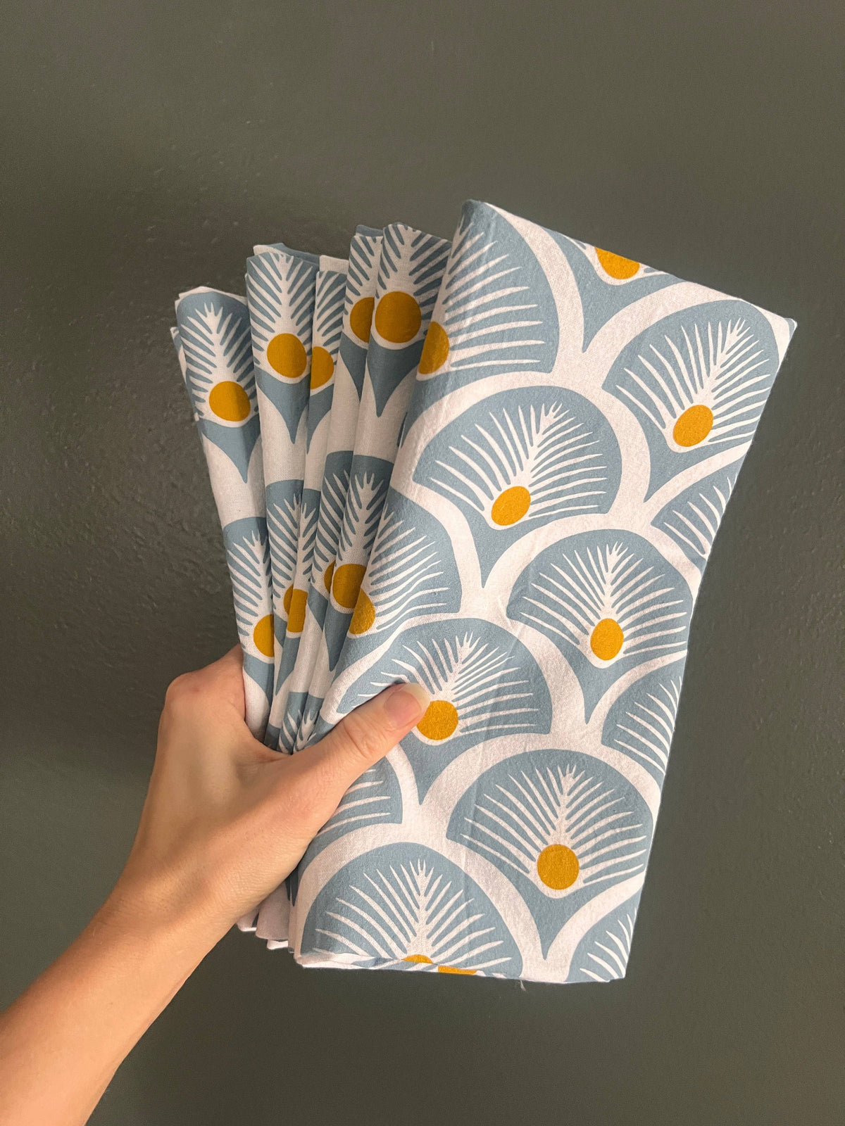 Sea Change Tea Towels: Peach